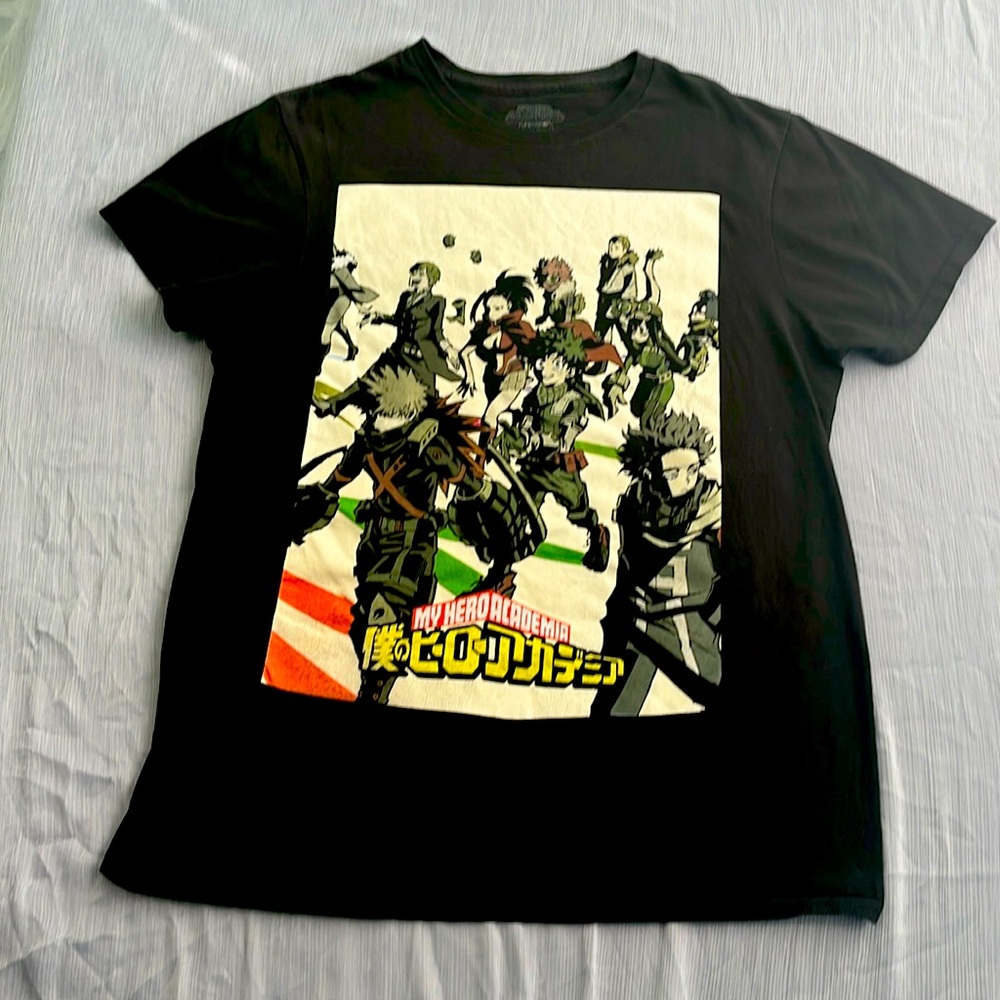 🔰MY HERO ACADEMIA 🔰T Shirts / Black/ Size M / funimation
